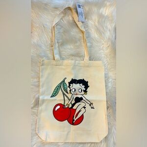 Betty Boop Canvas Tote NWT